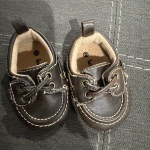 Baby Boy Newborn Brown Shoes
